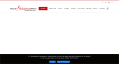 Desktop Screenshot of pragueshakespeare.com