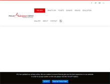Tablet Screenshot of pragueshakespeare.com
